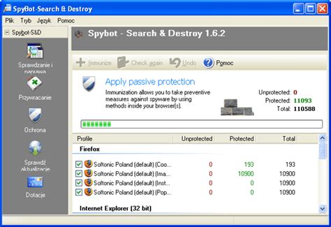 Portable SpyBot 2.4.40 – Search & Destroy